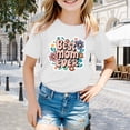 thumbnail image 2 of MEZZALL T-Shirts pour Filles Fête des Mères Manches Courtes Imprimé Lettre Mignon Col Rond Tee-Shirt Coloré Décontracté Hauts Confortables pour Usage Quotidien 18-24 Mois, 2 of 4