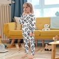 thumbnail image 5 of joogoo Tires Pattern 2 Piece Long Sleeve Tee and Pants Cotton Pajama Set 4T, 5 of 7