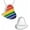 Customize, variant on Rainbow Color Heart Urn Necklace for Ashes Heart Cremation Necklace for Women for Human / Pet