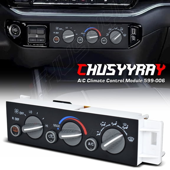 CHUSYYRAY A/C Climate Control Module 599-006 for GMC C1500 C2500 Suburban 1996-1999