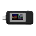 thumbnail image 5 of VONKY Type-C USB Tester Memory Function Current Voltage Meter 4-30V 0-5A Digital Electric Ammeter Indicator Testing Machine Black, 5 of 5