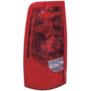 KAI New CAPA Certified Standard Replacement Driver Side Tail Light Lens And Housing, Fits 2003-2003 Chevrolet Silverado