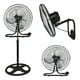 thumbnail image 1 of Ventilador Masterfan X3 18" 3 en 1 (Pedestal, Piso y Pared) con 3 Aspas, 3 Velocidades Negro, 1 of 5