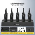 thumbnail image 3 of Walkie Talkies Retevis H-777 para adultos de largo alcance, paquete de 10, 3 of 9