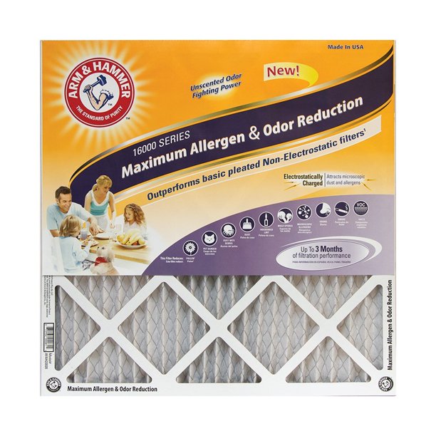 Arm & Hammer Max Allergen & Odor 20x20x1 Air Filter