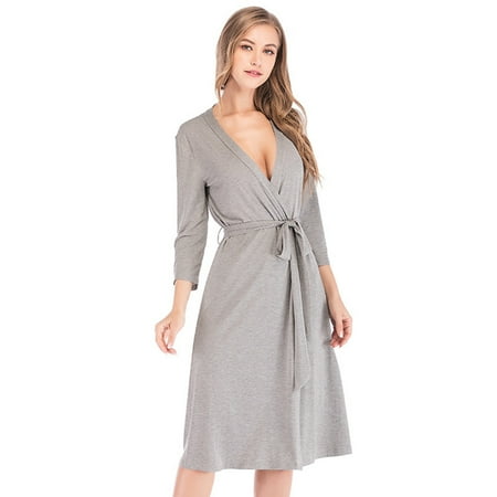 

Women Robe Soft Kimono Robes Bathrobe Sleepwear Loungewear