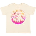 thumbnail image 3 of Inktastic Glacier National Park Montana Pink Mountains Boys or Girls Toddler T-Shirt, 3 of 5