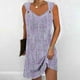 thumbnail image 2 of Vestido de Verano para las Mujeres Impreso sin Mangas Cuello en V, Fluido Casual Y Moda Vestido sin Mangas para las Mujeres, 2 of 5