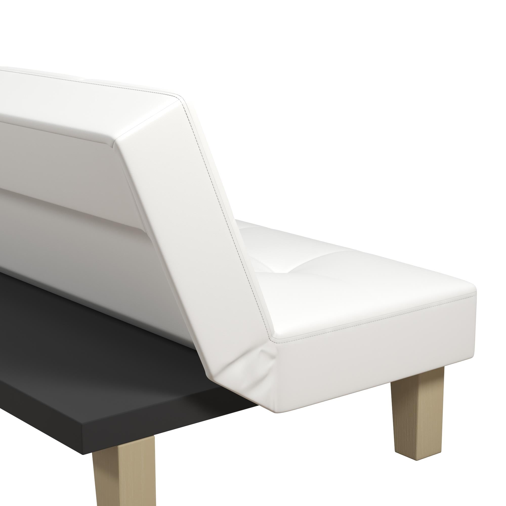 Desert Fields Aria Futon Sofa Bed White Walmart