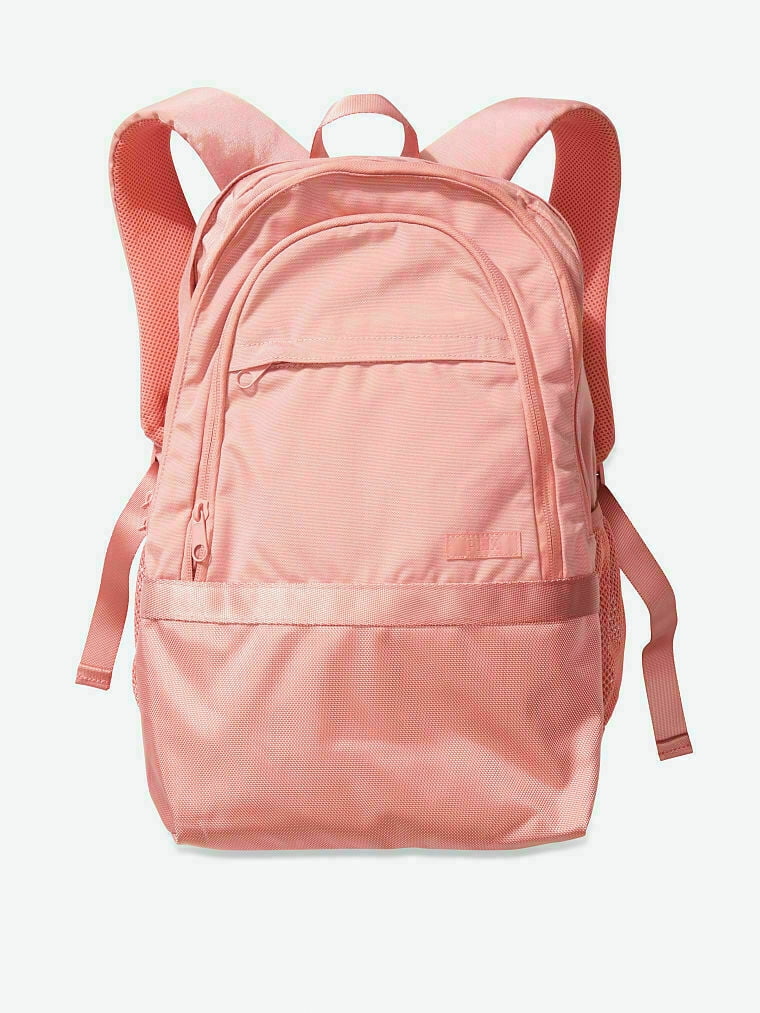 Womens Victoria's Secret Pink Campus Backpack 0667546440556 Black Brand New 