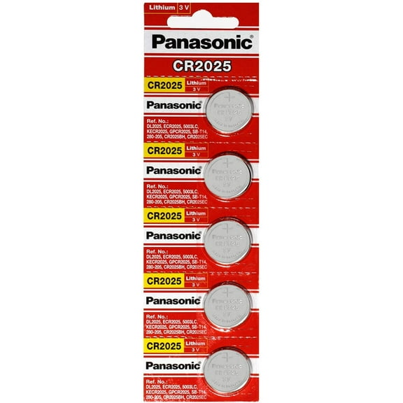 Panasonic CR2025 3 Volt Lithium Coin Battery (50 Batteries)