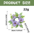 thumbnail image 1 of Spring Decoration Candle Wreath Artificial Flower and Easter Egg Candle Holder Wreath Holder Used for Cylindrical Candle Wedding Spring Summer Theme Easter Desktop Decoration, 1 of 9