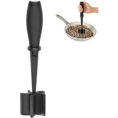 

SNNROO 5-Blade Hamburger Meat Chopper Kitchen Stirring Tools Cooking Baking Accessories for Hamburger Meat Ground Beef Turkey Nylon Ground Meat Chopper Utensil Non Stick Mix Chopper