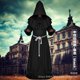 thumbnail image 4 of Ropa de monje, disfraz antiguo, túnica de monje medieval, ropa de mago, ropa de sacerdote, disfraz de Halloween, 4 of 5