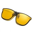 thumbnail image 2 of Gafas de sol polarizadas con clip para miopía para hombres y mujeres, gafas de sol polarizadas con cambio de color, las gafas con clip se pueden girar hacia arriba, marco generoso, 2 of 4