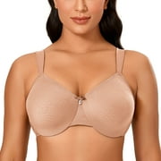 Women's Full coverage Non-Padded Plus Size Support Underwire Minimizer Bra