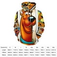 thumbnail image 2 of Scooby Doo Unisex Adult Sweatshirt Novelty Hoodie 3D Print Casual Sweater Jacket Pullover Hoodie Fall Winter Clothes 5XL, 2 of 8
