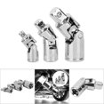 thumbnail image 4 of Universal Joint Universal Socket Joint Drive Universal Joint Universal Joint Set 3 Pcs Universal Joint CR V Steel Mirror Polished Quenched Adapter 1/4in 3/8in 1/2in, 4 of 8