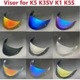 thumbnail image 4 of Motorcycle Helmet Visor Shield for AGV K3SVK5 K1 K5S Sunscreen Capacetes Lens Cascos Accessories (Silver), 4 of 5