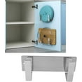 thumbnail image 3 of Stainless Steel Pot Lid Holder, Wall Mounted Pot Cover Rack Storage Rack Chopping Board Punch Free Multi Functional Kitchen Rack, 3 of 5