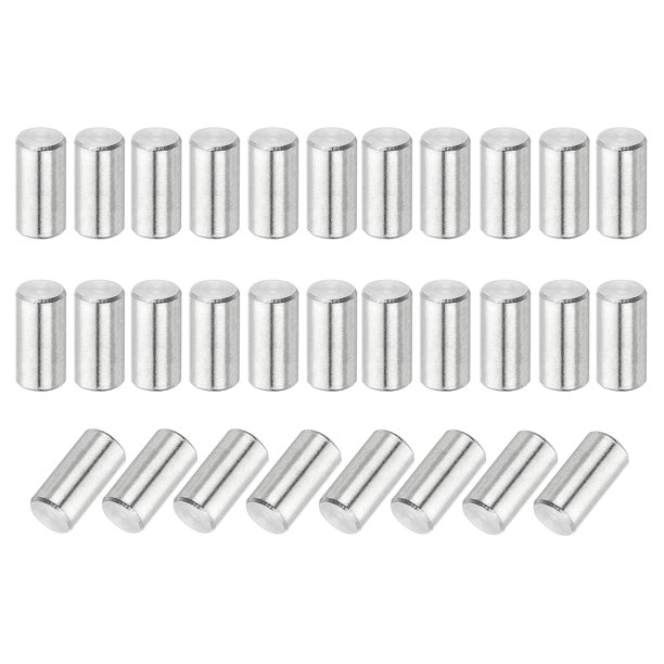 Uxcell 110Pcs Clavo de espiga 3mm x 6mm Soporte de estante Clavos de estante de acero inoxidable 304