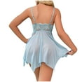 thumbnail image 4 of Karymi Lingerie Sexy Mode pour Femmes Résille Dentelle Fleurs Creux Col Sexy String en Maille jusqu'à 45% de Réduction jusqu'à 60% de Réduction Saint-Valentin, 4 of 7