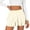 Yellow, variant on Layered Ruffle Skort for Women Mid Rise A Line Mini Skirts with Shorts Underneath