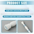 thumbnail image 2 of 2Pcs Window Bars Security, Adjustable Sliding Door Guard Window Lock Bar Fixed Window Stopper Guard Door Security Devices Window Guards for Children Enhanced Child Safety (White) White, 2 of 5