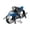 Blue, variant on Remote Control Flying Motorcycle Drone 4-Axis Stunt Vehicle Model with 360 Degree Tumbling and Rolling Action Plastic Rechargeable with Spare Blades and USB Cable