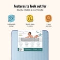 thumbnail image 2 of Dream on Me Moonlight 130 Coil Crib & Toddler Innerspring Mattress, 2 of 8