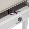 thumbnail image 5 of Finch Benson End Table Nightstand with Drawers Light Gray, 5 of 13