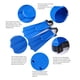 thumbnail image 4 of Aletas De Natación Tpr Snorkeling Foot Flippers Cómodas Aletas De Buceo Portátiles Ajustables Para Adultos Principiantes Natación Advancent BA000750-03, 4 of 5