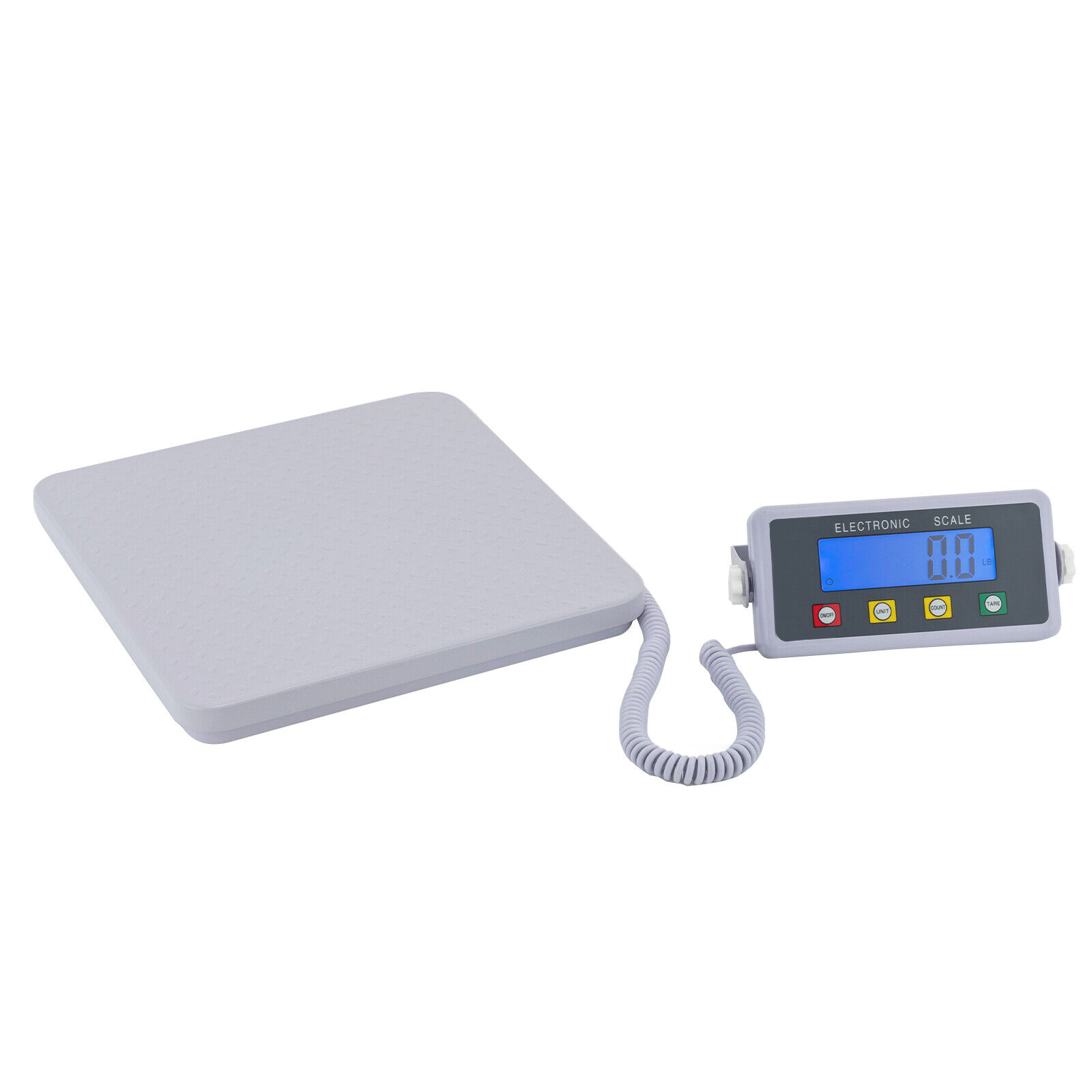 300kg/661.39lbs Loading Floor Standing Weight Scale Digital LCD Display Scale Heavy Duty Weighting Scale