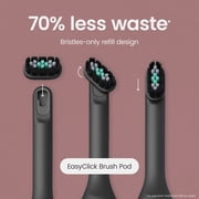 quip Ultra EasyClick Brush Pod Sonic Electric Toothbrush Heads, 2 Pack