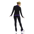 thumbnail image 5 of Kami-So Figure Skating Outfit - Purple Pants and Jacket + FREE Kami-So Headband, 5 of 6