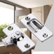 thumbnail image 4 of 90 Degree Angled Door Latch Safety Lock Sliding Door Hasp Stainless Steel With Screws For Home Rooms Garden Bathrooms - Silver 2pcs Shibaod, 4 of 4