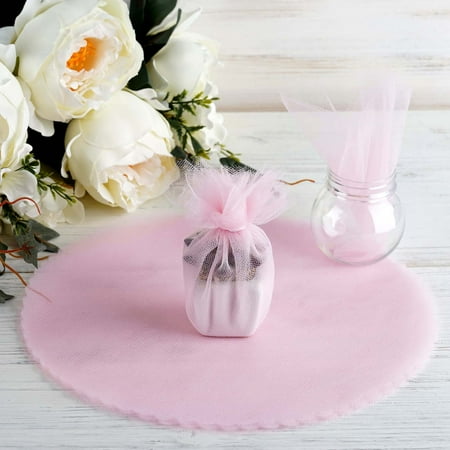 Balsacircle 25 Pcs 12 Tulle Circles Wedding Party Baby Shower