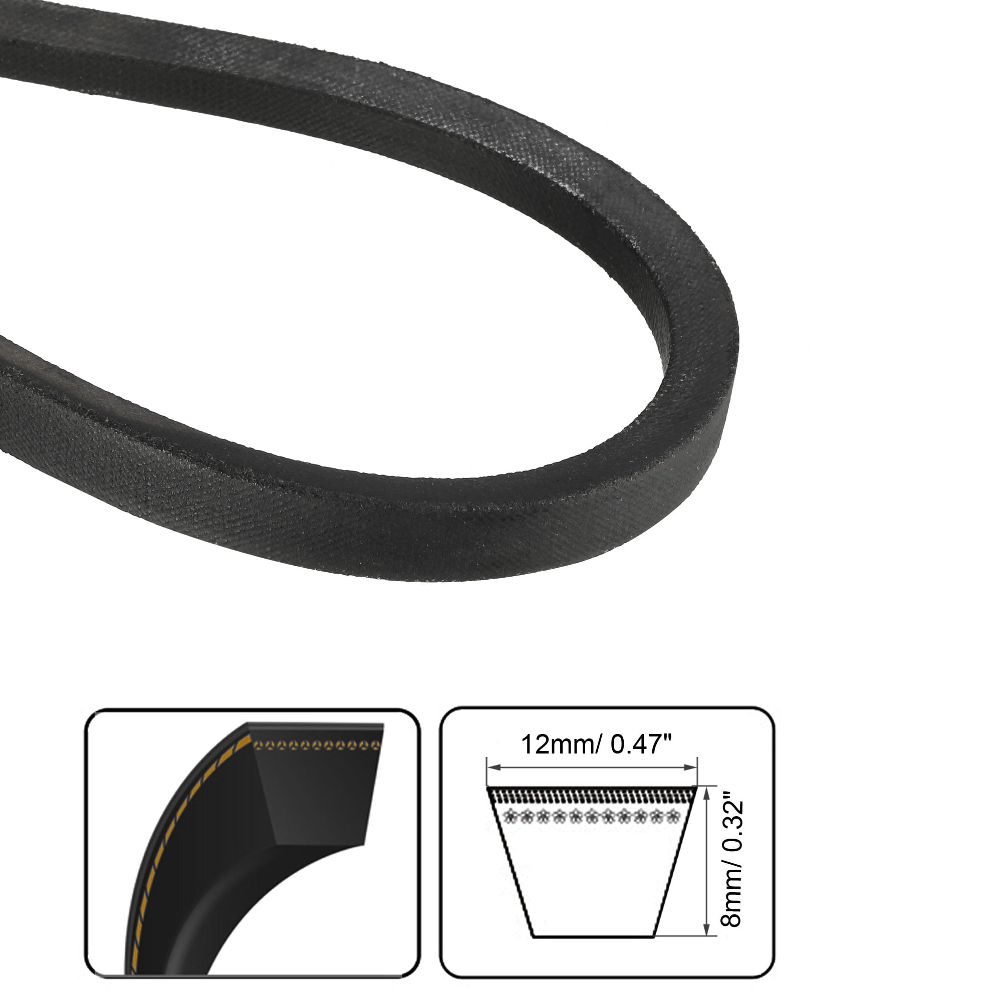 Othmro B-1400 Drive V Belt Inner Girth 4.59 Feet, Rubber,Industrial Power Rubber Transmission Belt 1pcs - View #5
