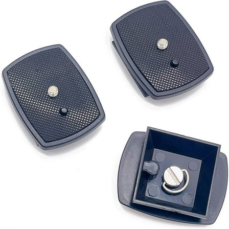 Lightweight Anti-Slip Quick Release Plate, Easy Operation For Professional Tripod Head Adapter, Protects Gear From Damage During Mounting (3 Pieces)