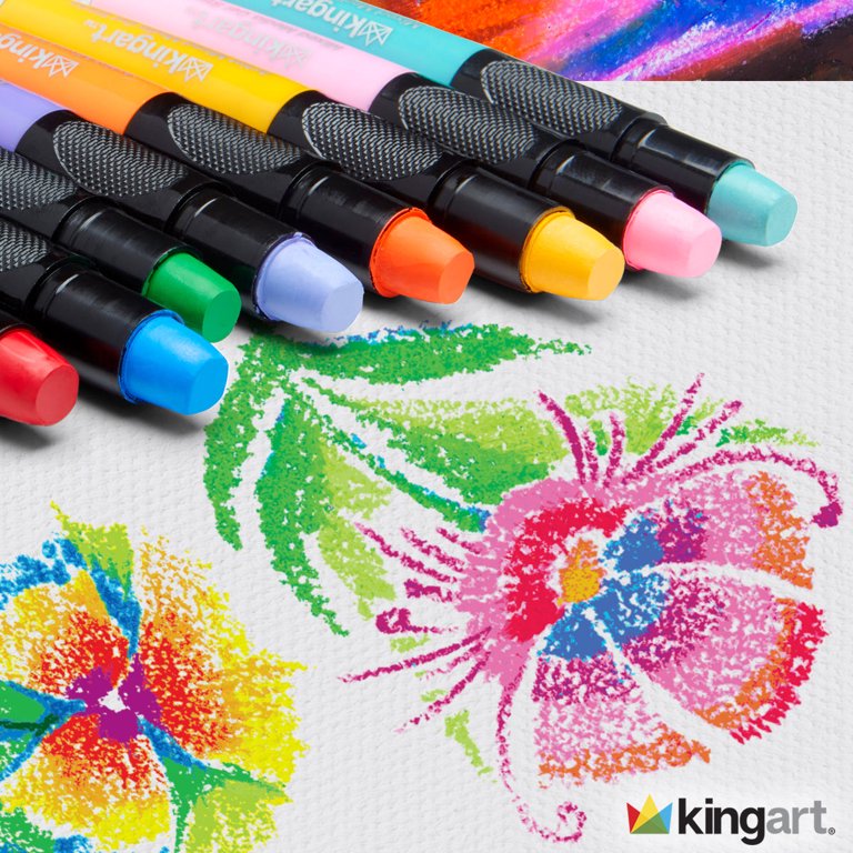 24pc Pastel Color Artist Gel Stick Set - Kingart : Target