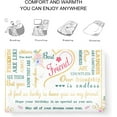 thumbnail image 4 of LHSHID Birthday Gifts Blanket Flannel Soft and Comfortable Anti static Bed Sofa Blanket 60x80in, 4 of 6