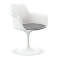 thumbnail image 3 of Modholic Tulip Swivel Armchair, Gray (Set Of 2), 3 of 6