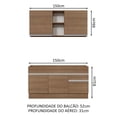 thumbnail image 3 of Cocina Integral 150cm Marrón MADESA Glamy 02, 3 of 5