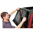thumbnail image 3 of Bestop 54852-17 Wrangler 2-Door, Tinted Sliding Side Panels Trektop Pro Hybrid Top, Set of Two, Matte Black, 3 of 3