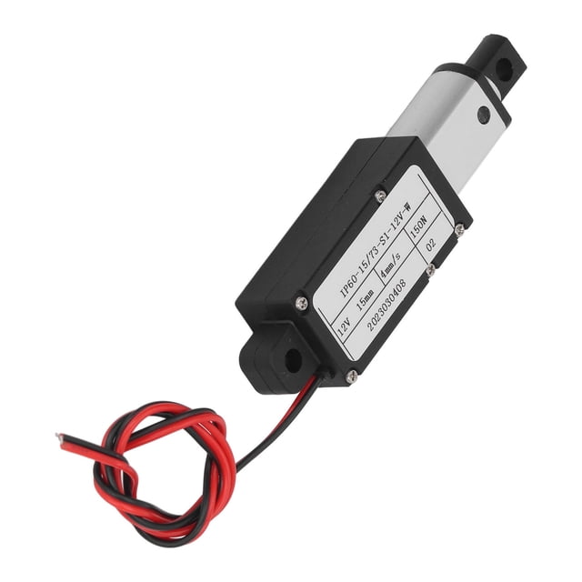 Linear Actuator, 75mm Stroke Electric Micro Linear Actuator Stroke Wear Resistance Mini Waterproof Motion Actuator 150N Rugged 12V Aluminum Alloy Multi Protection for