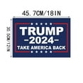 Trump JD Vance 2024 Yard Sign With H Stake Double Sided For President Donald Trump Republican