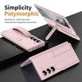 thumbnail image 5 of for Samsung Galaxy Z Fold 6 Case, Stylish Wristband Kickstand Silicone Screen Protector Drop Protective Skin-Friendly Shockproof Folding Case Cover for Samsung Galaxy Z Fold 6, Pink, 5 of 7