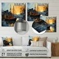 thumbnail image 4 of Designart "Coastalport Port Of Calm X" Nautical & Beach Metal Wall Art, 4 of 5