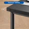 thumbnail image 4 of BeesClover Dining Table with 2 Benches, Dining Room Table Set for 4, Kitchen Table with 2 Upholstered Benches Rectangular Space Saving for Apartment, Dining Room, Kitchen, 44.5 Inches Large, 4 of 8