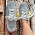 thumbnail image 6 of Domzle Fashion Platform Sneakers for Women Footwear 2026 | Memory Foam Insole for Comfortability; Non-Slip Casual Platform Shoes for Women Sneakers; Lightweight Lace-up Womens Shoes Blue, 6 of 10
